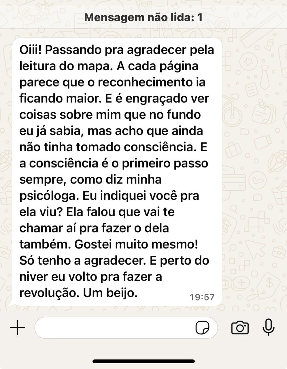 Depoimento 7 de cliente